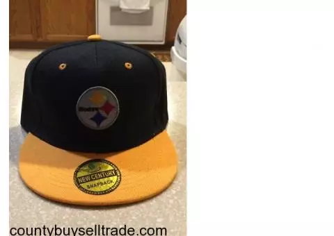 Black and yellow steelers hats