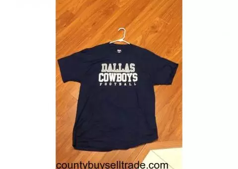2 Dallas Cowboys tee shirts