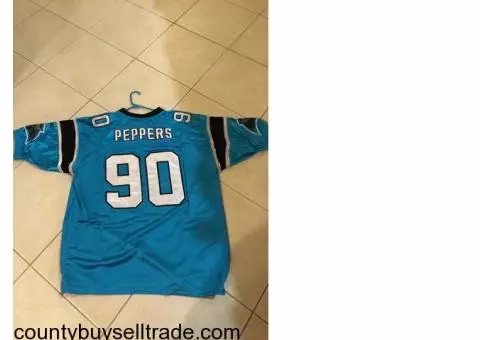 Carolina Panthers peppers jersey