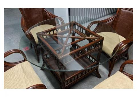 Beautiful Rattan Table & Chairs